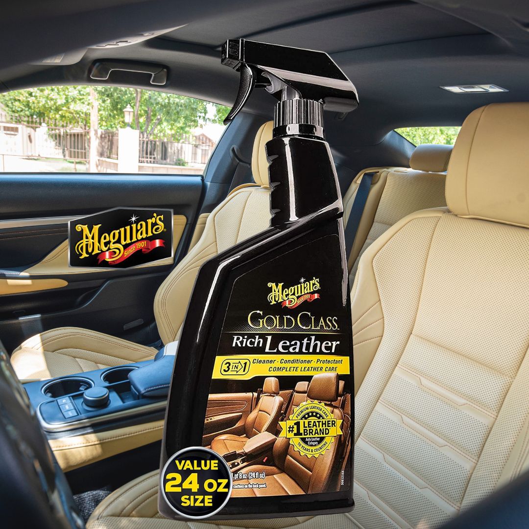 Meguiar's G1924SP Gold Class Rich Leather Cleaner and Conditioning Spray