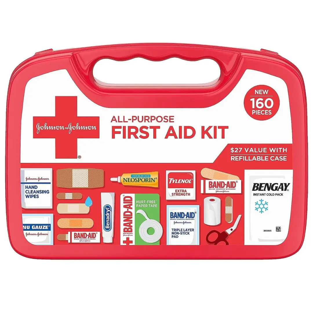 All-Purpose Portable Compact First Aid Kit for Minor Cuts