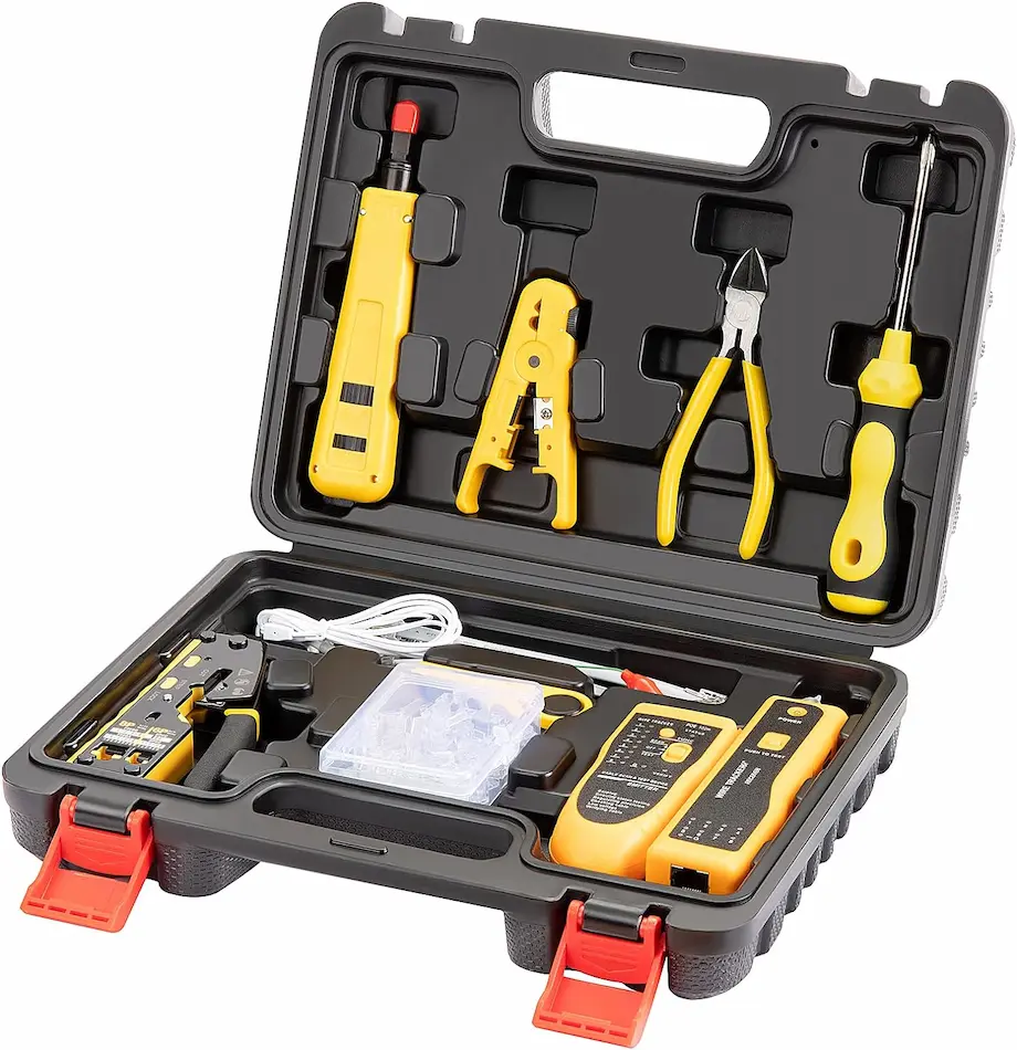 Network Tool kit, RJ45 Crimp Tool kit Pass