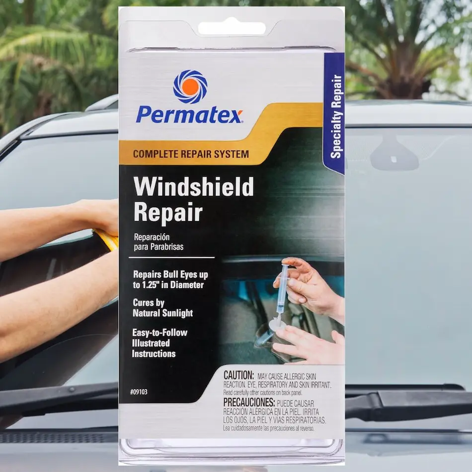 Permatex 09103 Automotive Windshield Repair Kit